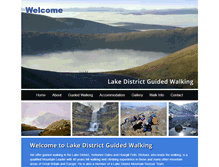 Tablet Screenshot of lakedistrictguidedwalking.co.uk